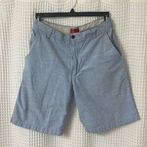 Izod Men’s Chino Blue Cotton Shorts Size 33